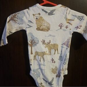 Forest Animal Print Kids One Piece